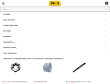 Tablet Screenshot of drillsandcutters.com